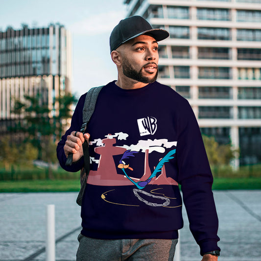 Buzo Looney Tunes Coyote y Correcaminos