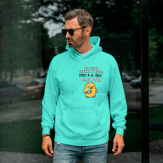 Buzo Animado con Mensaje Novio y Novia