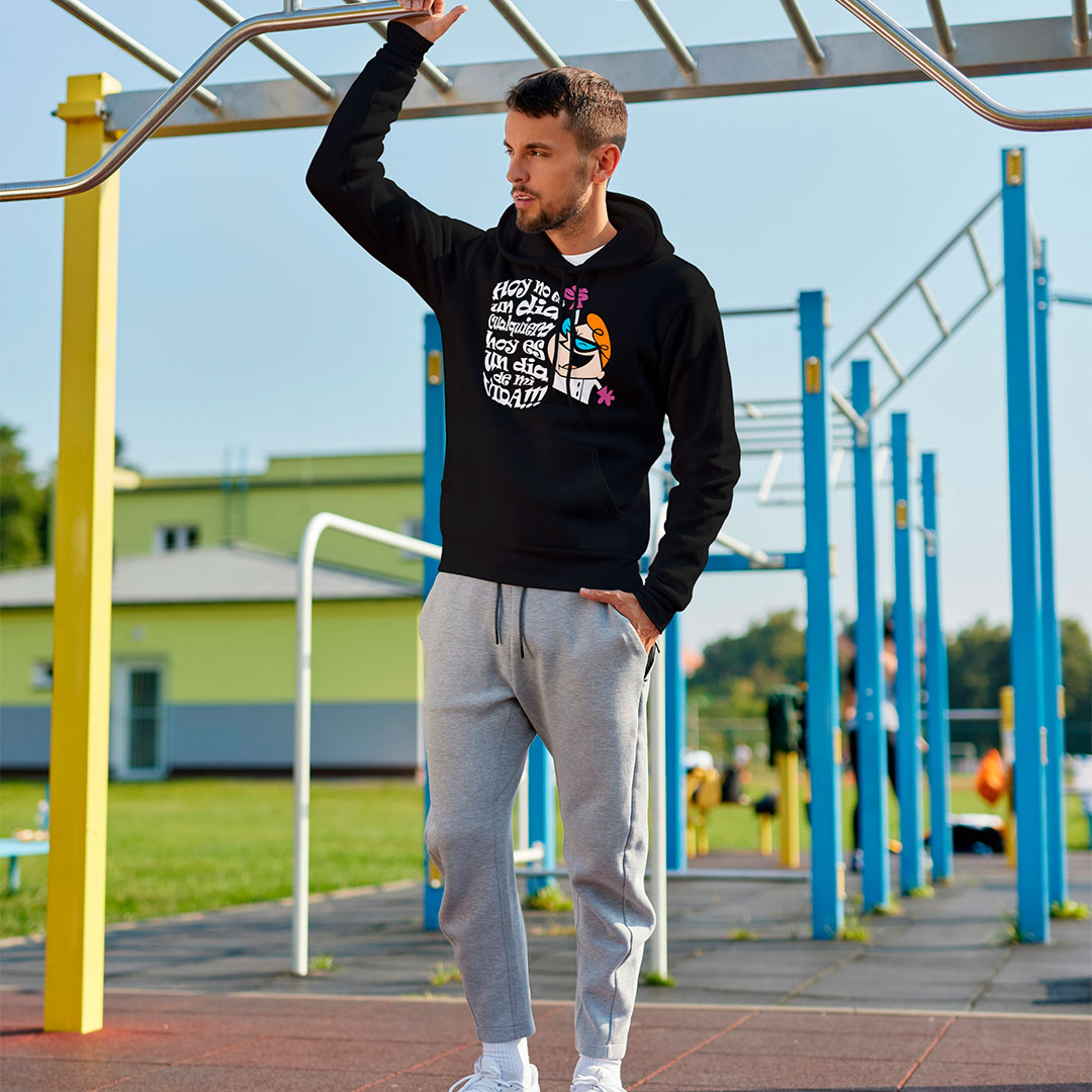 Buzo Animado con Mensaje Dexter