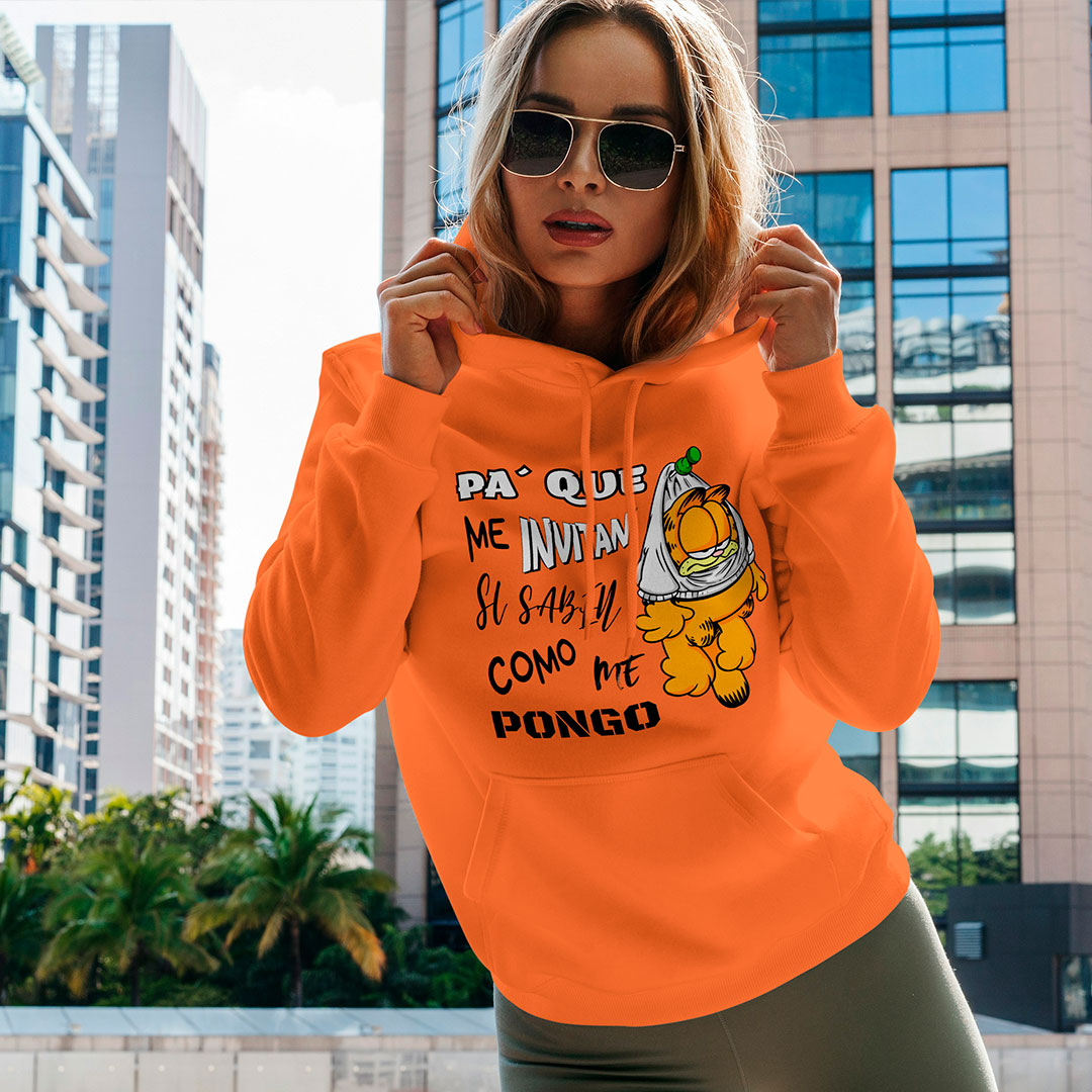 Buzo Animado con Mensaje Garfield