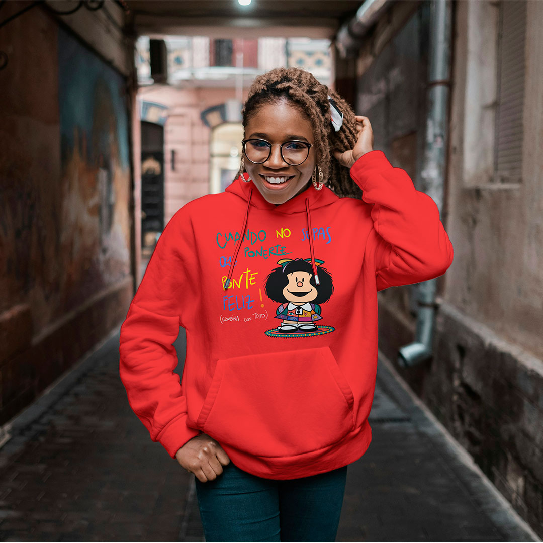 Buzo Animado con Mensaje Mafalda