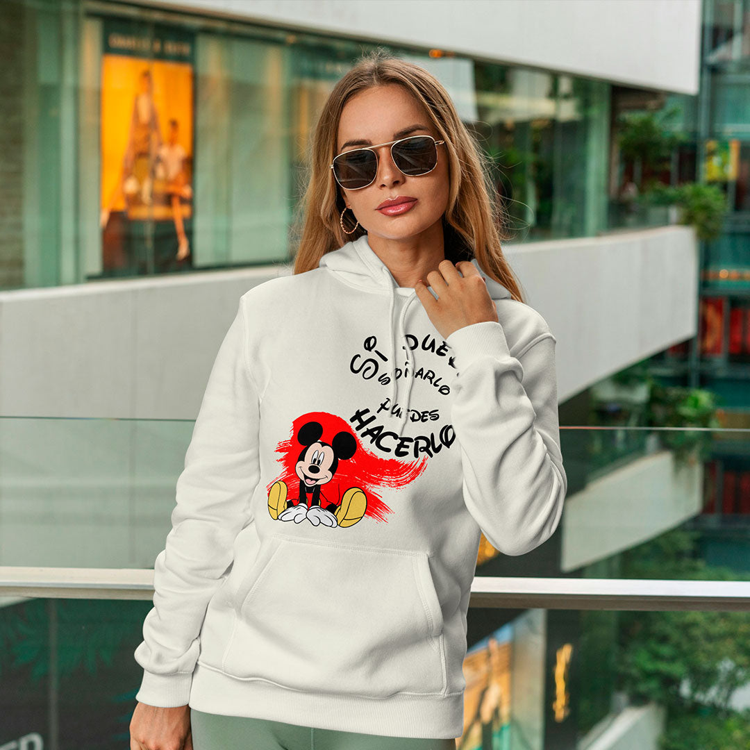 Buzo Animado con Mensaje Mickey