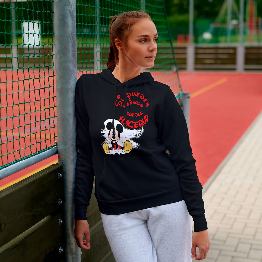 Buzo Animado con Mensaje Mickey