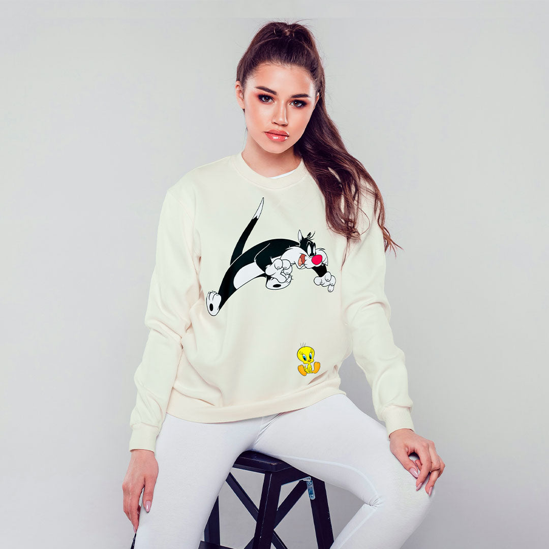 Buzo Looney Tunes Silvestre y Piolin