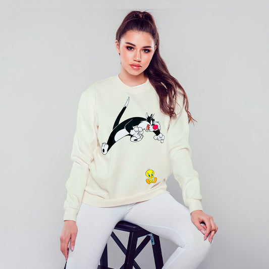 Buzo Looney Tunes Silvestre y Piolin