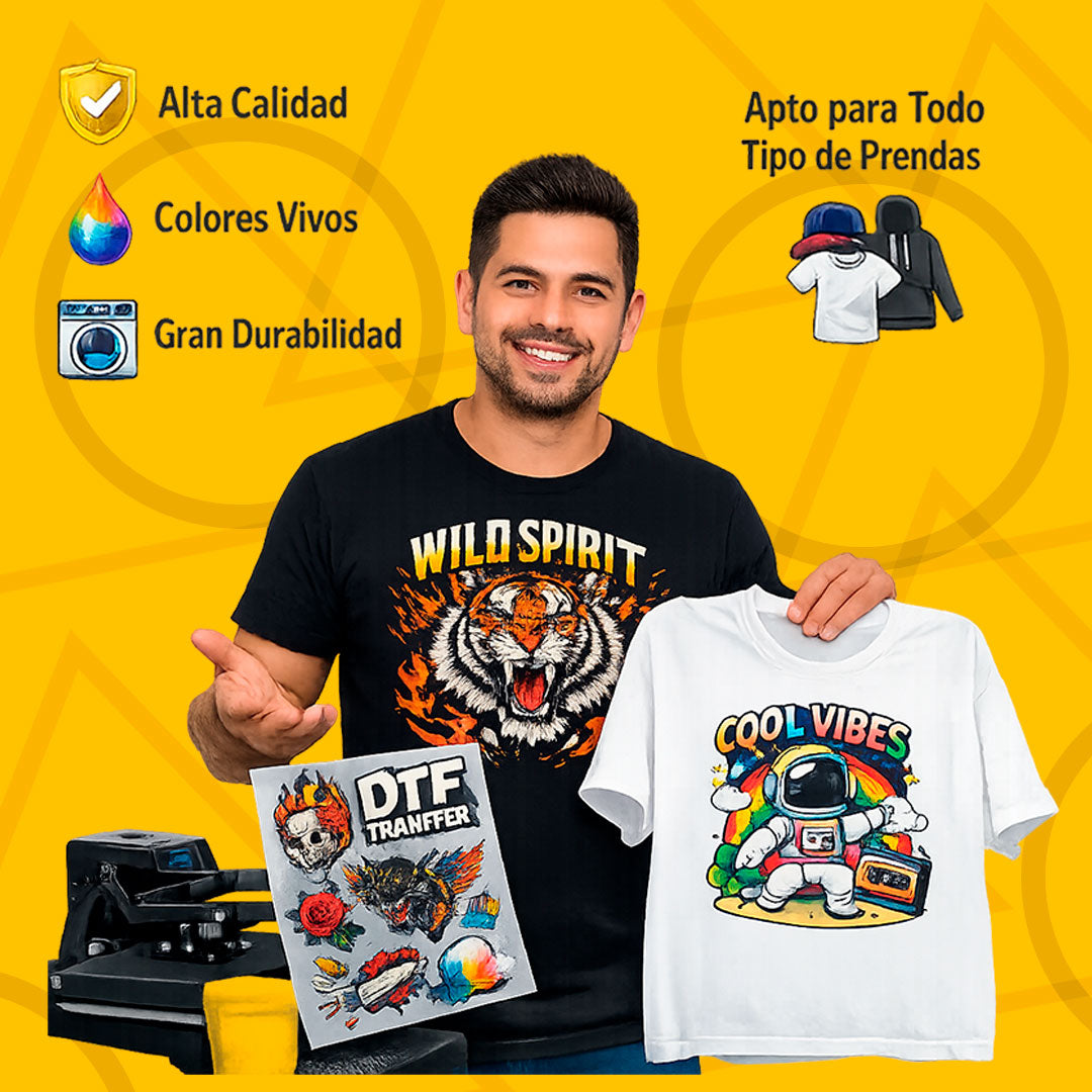 ¿QUE ES EL ESTAMPADO DTF Y POR QUE IMPORTA EN TU HOODIE?