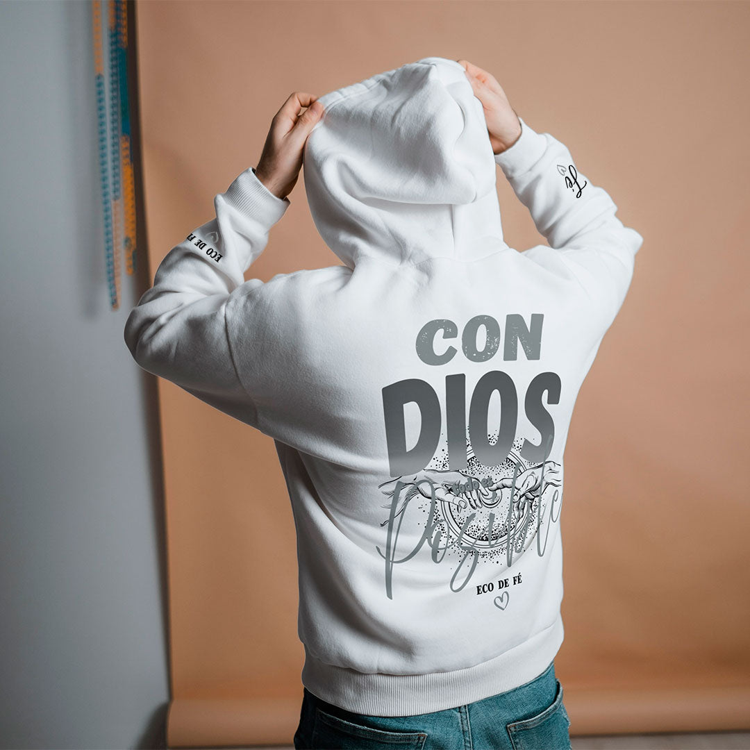 Buzo Eco de Fé Con Dios Todo es Posible