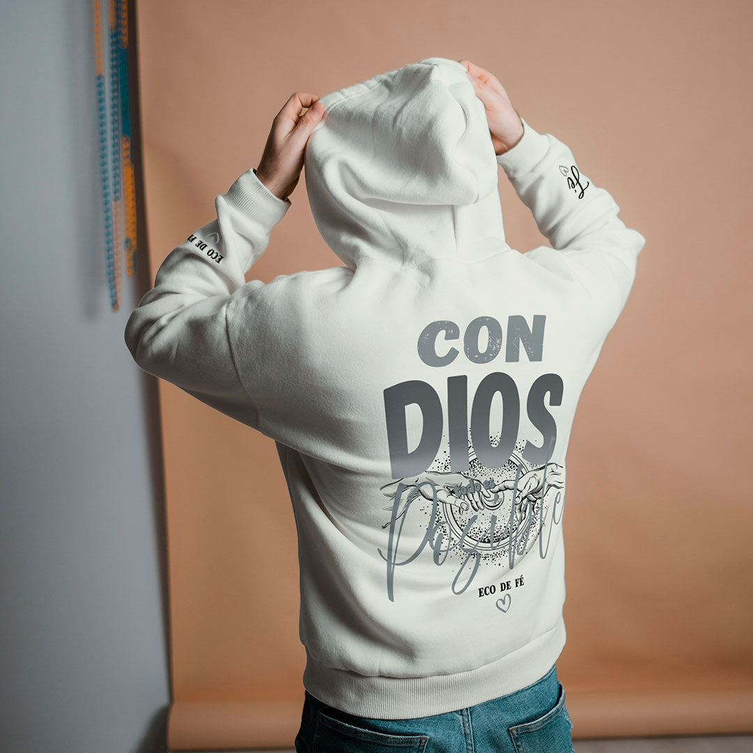 Buzo Eco de Fé Con Dios Todo es Posible