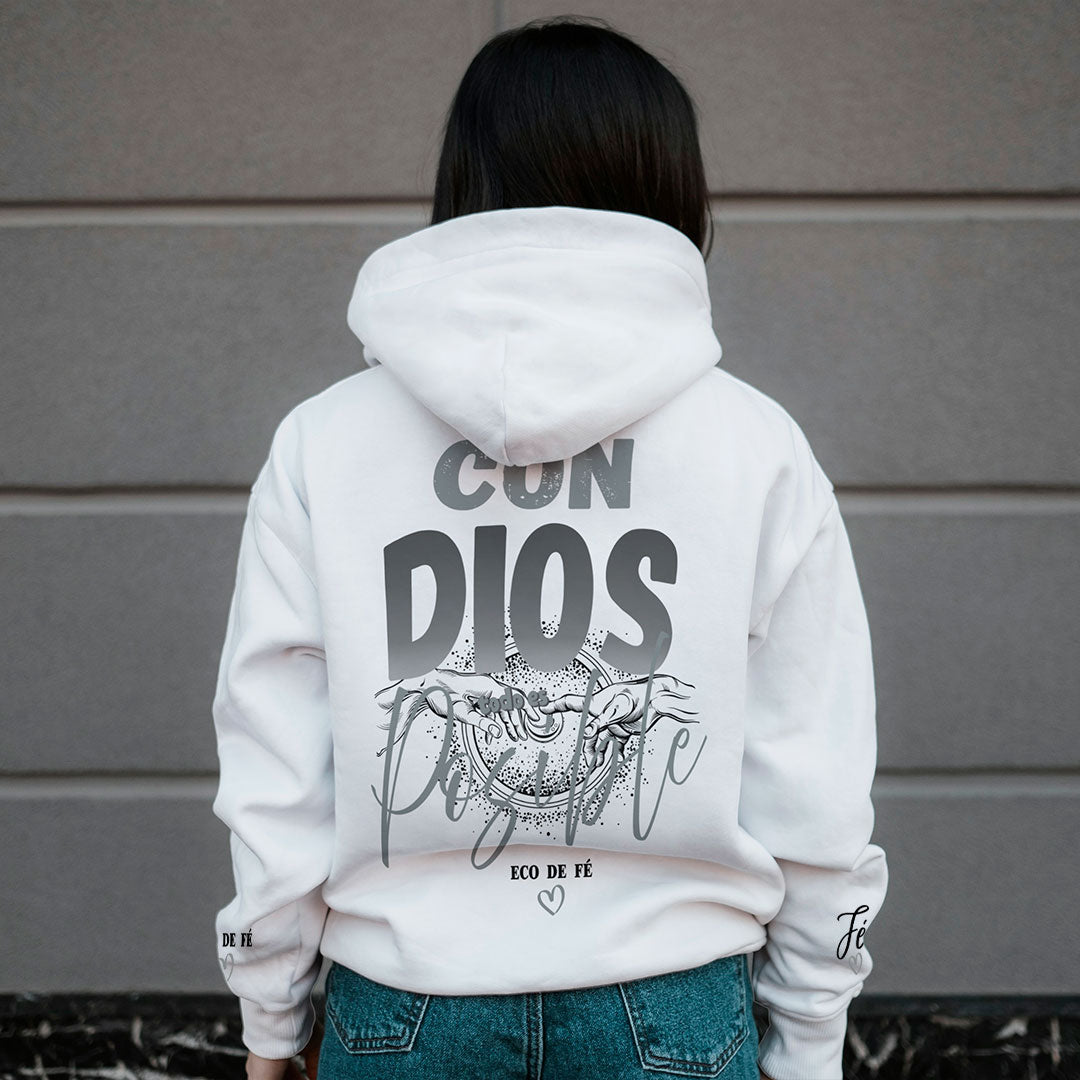 Buzo Eco de Fé Con Dios Todo es Posible