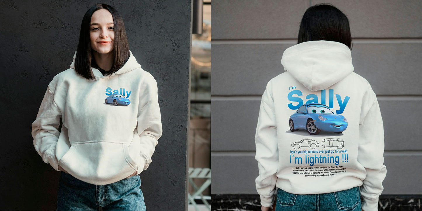 Buzo Rayo McQueen y Sally