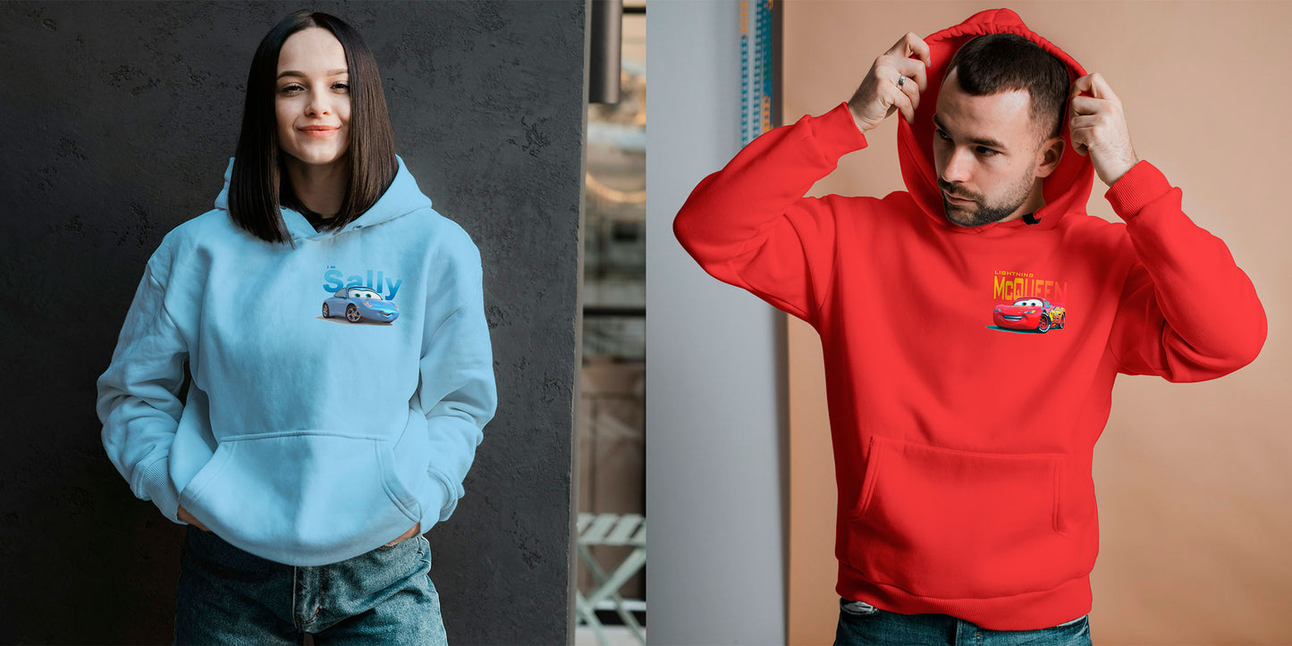 Buzo Rayo McQueen y Sally