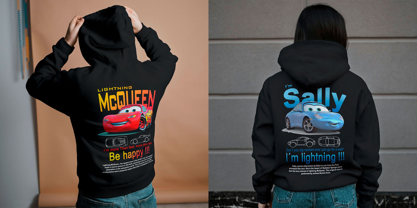 Buzo Rayo McQueen y Sally